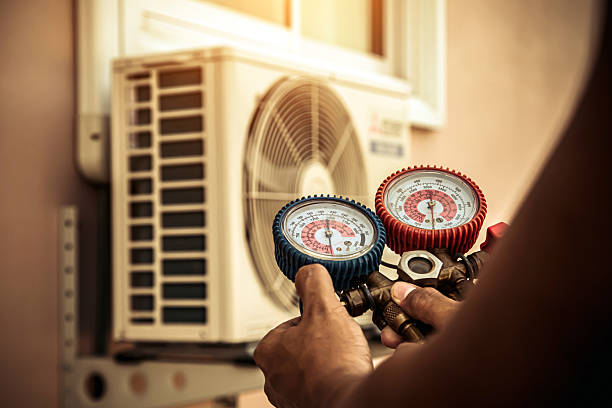Professional Ac Installation technician working in Alden, NY
